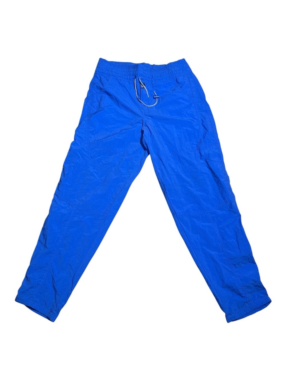 Vintage Bugle Boy Men’s Blue Nylon Track Pants Windbreaker 35x33
